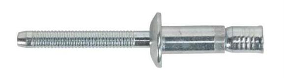 Sealey MB6332 - Steel Structural Rivet Zinc Plated 6.3 x 32mm Pack of 100