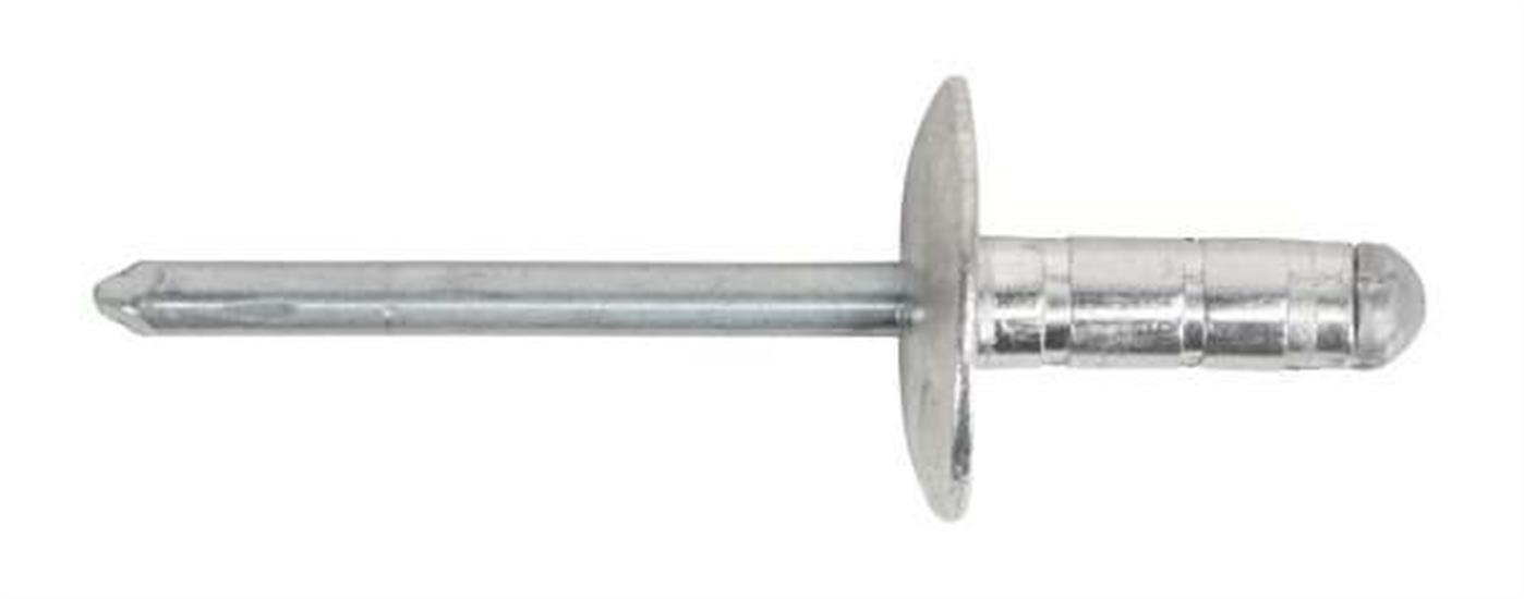 Sealey RM4827L - Aluminium Multi-Grip Rivet Large Flange 4.8 x 27mm Pack of 100