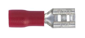 Sealey RT20 - Push-On Terminal 4.8mm Female Red Pack of 100