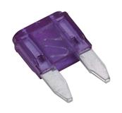 Sealey MBF350 - Automotive MINI Blade Fuse 3A Pack of 50