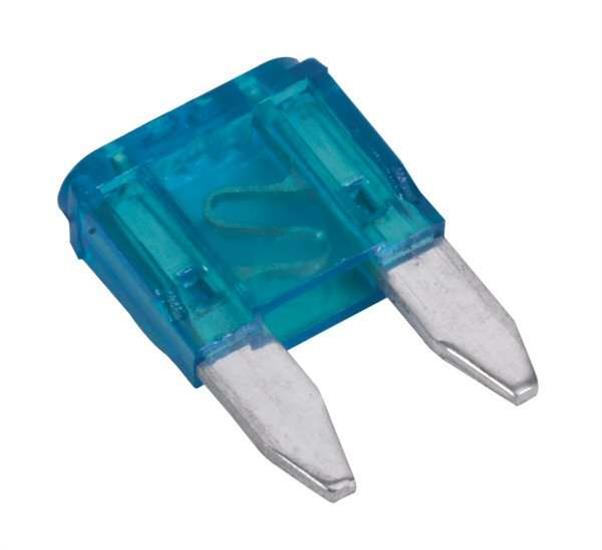 Sealey MBF1550 - Automotive MINI Blade Fuse 15A Pack of 50