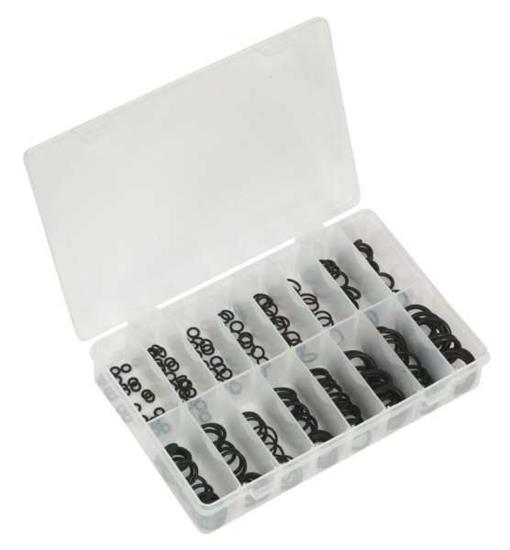 Sealey AB004OR - Rubber O-Ring Assortment 225pc Metric