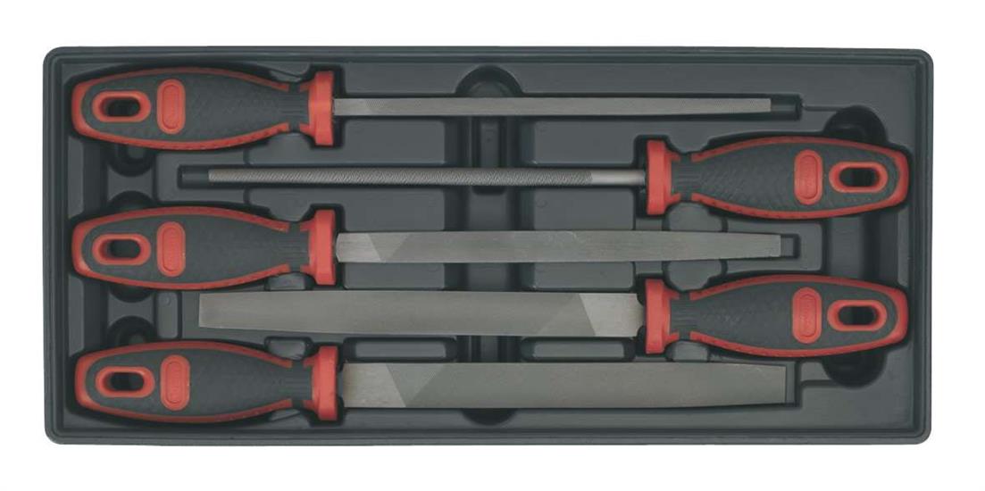 Sealey TBT09 - Tool Tray with Engineer’s File Set 5pc