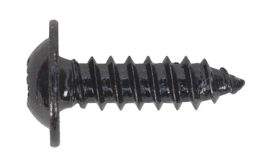 Sealey BST4816 - Self Tapping Screw 4.8 x 16mm Flanged Head Black Pozi BS 4174 Pack of 100