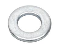 Sealey FWA817 - Flat Washer M8 x 17mm Form A Zinc DIN 125 Pack of 100