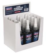 Sealey SCS222 - Thread Lock Low Strength 50ml Pack of 12