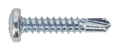 Sealey SDPH4825 - Self Drilling Screw 4.8 x 25mm Pan Head Phillips Zinc D7504N Pack of 100