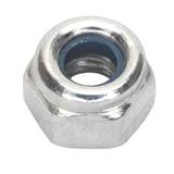 Sealey NLN4 - Nylon Lock Nut M4 Zinc DIN 982 Pack of 100