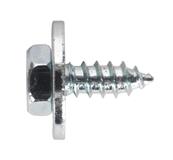Sealey ASW10 - Acme Screw with Captive Washer M10 x 3/4" Zinc BS 7976/6903/B Pack of 100
