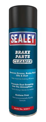 Sealey SCS011 - Brake Parts Cleaner 500ml Pack of 6