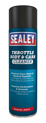 Sealey SCS013 - Throttle Body & Carburettor Cleaner 500ml Pack of 6