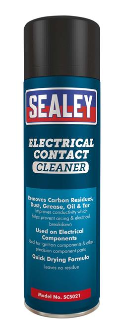 Sealey SCS021 - Electrical Contact Cleaner 500ml Pack of 6