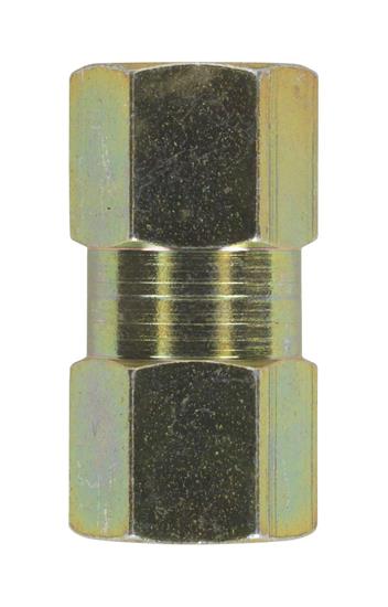 Sealey BC10100F - Brake Tube Connector M10 x 1mm Female to Female Pack of 10