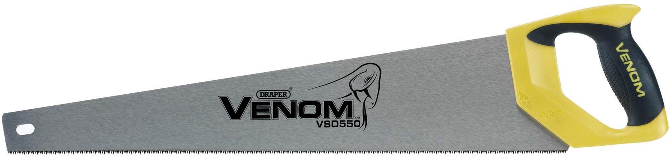 Draper 82197 (VSD550) - Second Fix Draper Venom® Double Ground 550mm Handsaw
