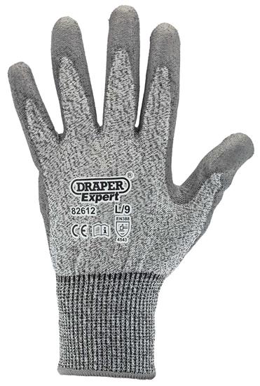 Draper 82612 ʌRG) - Level 5 Cut Resistant Gloves