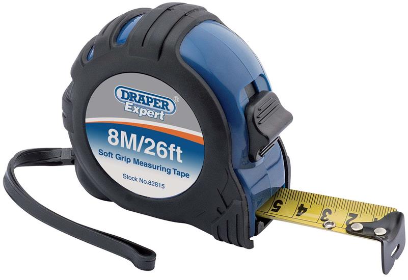 Draper 82815 ʎMTRJT) - Expert 8M/26ft Professional Measuring Tape