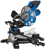 Draper 83677 (SMS210B) - 210mm 1500W 230V Sliding Compound Mitre Saw with Laser Cutting Guide