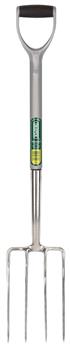 Draper 83755 (307EH/I) - Stainless Steel Garden Fork With Soft Grip Handle