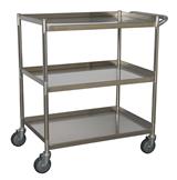 Sealey CX410SS - Workshop Trolley 3-Level Stainless Steel