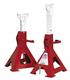 Sealey AAS3000 - Easy Action Ratchet Axle Stands (Pair) 3tonne Capacity per Stand