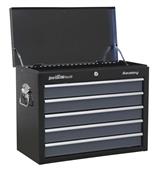 Sealey AP3505TB - Topchest 5 Drawer with Ball Bearing Runners - Black/Grey