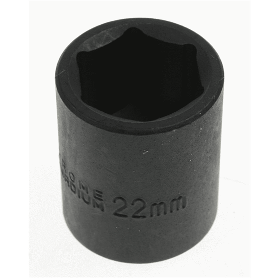Sealey Ak5613m.12 - Impact Socket 1/2"Dr 22mm