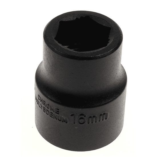 Sealey Ak5616m.07 - Impact Socket 1/2"Dr 16mm (Lock-On) 6pt