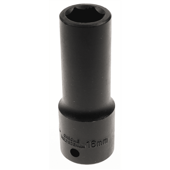 Sealey Ak5817m.07 - Impact Socket 1/2"Dr 16mm 'Deep' (Lock-On) 6pt