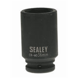 Sealey Ak687-36 - Deep Socket, 3/4" Drive, 36mm