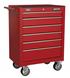 Sealey AP226 - Rollcab 6 Drawer with Ball Bearing Slides - Red