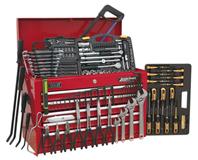 Sealey AP225COMBO - Topchest 5 Drawer with Ball Bearing Slides - Red & 230pc Tool Kit