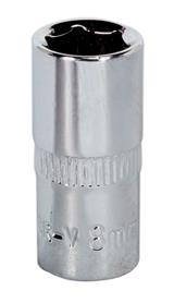 Sealey SP1408 - WallDrive® Socket 8mm 1/4"Sq Drive Fully Polished