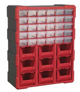 Sealey APDC39R - Cabinet Box 39 Drawer - Red/Black