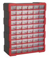 Sealey APDC60R - Cabinet Box 60 Drawer - Red/Black