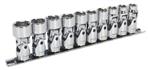 Sealey AK2710 - Universal Joint Socket Set 3/8"Sq Drive 6pt WallDrive® 10pc Metric