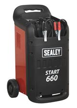 Sealey START660 - Starter/Charger 660/100Amp 12/24V 230V