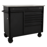 Sealey AP4206BE - Mobile Tool Cabinet 1120mm with Power Tool Charging Drawer