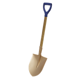 Sealey NS107 - Round Point Shovel 240 x 420 x 990mm Non-Sparking