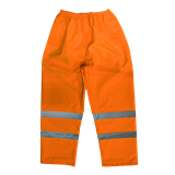 Sealey 807LO - Hi-Vis Orange Waterproof Trousers - Large