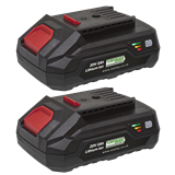 Sealey BK02 - Power Tool Battery Pack 20V 2Ah Kit for SV20V Series