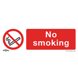 Sealey SS13P10 - Prohibition Safety Sign - No Smoking - Rigid Plastic - Pack of 10