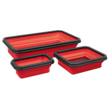 Sealey APCMTS - Parts Tray Collapsible Magnetic - Set of 3