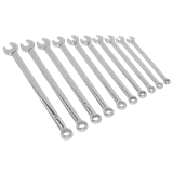 Sealey AK6310 - Combination Spanner Set 10pc Extra-Long Metric