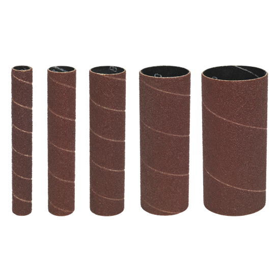 Sealey SS5ASS - Sanding Sleeves Assorted 80 Grit - Pack of 5
