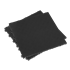 Sealey FT3B - Polypropylene Floor Tile 400 x 400mm - Black Treadplate - Pack of 9