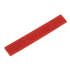 Sealey FT3ERM - Polypropylene Floor Tile Edge 400 x 60mm Red Male - Pack of 6