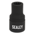 Sealey VSE0490 - Brake Caliper Socket, 3/8"Sq Drive 8mm 11-Point Profile