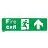 Sealey SS28P10 - Safe Conditions Safety Sign - Fire Exit (Up) - Rigid Plastic - Pack of 10
