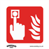 Sealey SS31V1 - Safe Conditions Safety Sign - Fire Alarm Symbol - Self-Adhesive Vinyl