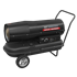 Sealey AB2050 - Space Warmer® Paraffin/Kerosene/Diesel Heater 205,000Btu/hr with Wheels